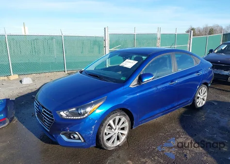 2021 Hyundai Accent Limited from USA, damaged, VIN 3KPC34A6XME145123